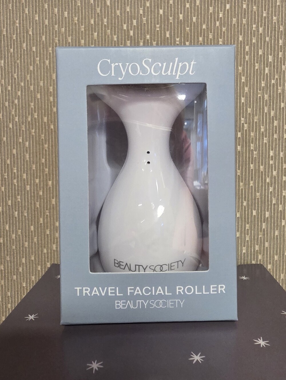 Beauty Society CryoSculpt Travel Facial Roller — White